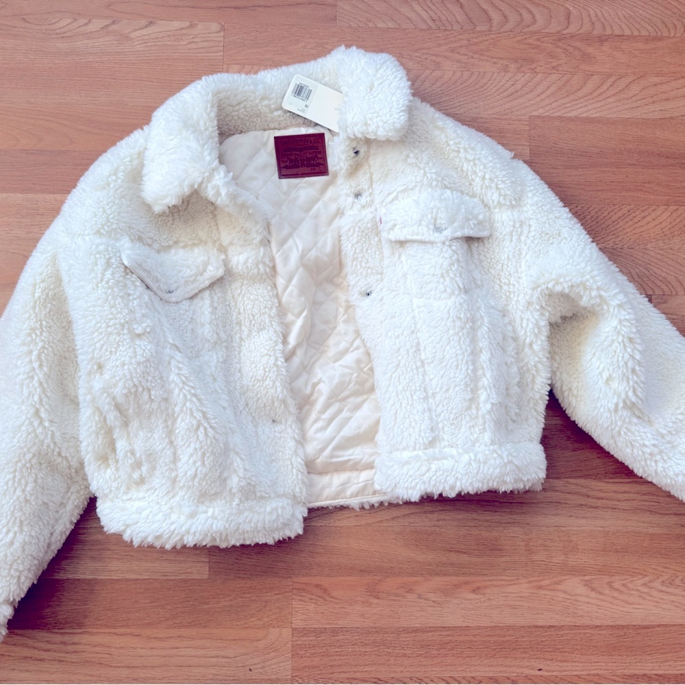 Cozy White Jacket, NEVER USED!